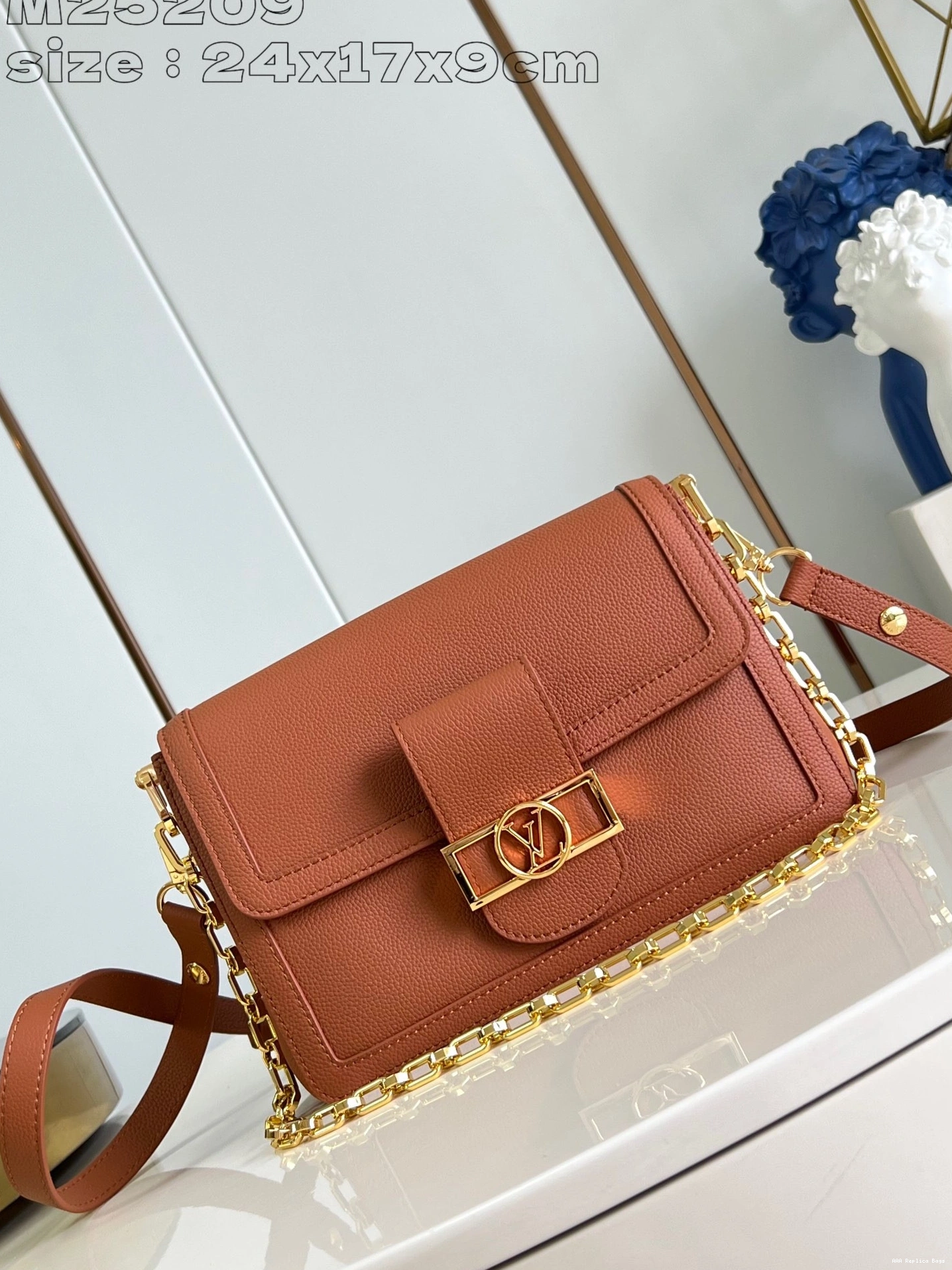 Aaa replica bags VUITTON LOUIS DAUPHINE MM 0717